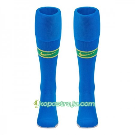 Brasilien VM 2018 Fotbollsstrumpa Borta Blå